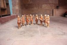 antique wooden musician band set Hinduism sadhu monk band set of eight picture