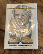 Vintage Politicards Playing Card Deck NOS New Sealed 1980 Jimmy Carter Bridge picture