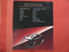Toyota catalog car truck bus brochure prospekt  Japon 1992 picture