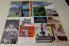 Lot of Vintage National Park Brochures picture
