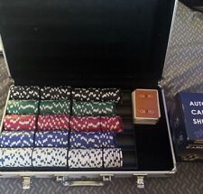 Trademark Poker Chip Set With Card Shuffler picture