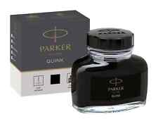 Parker Quink Fountain Pen Ink (Black & Blue) Bottle 30ml High-Quality Writing picture