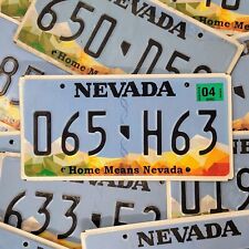 NEVADA LICENSE PLATE 🔥FREE SHIPPING🔥~ 1 w/RANDOM LETTERS & #'S picture