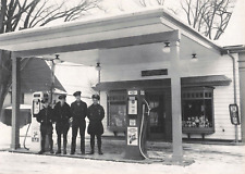 Boutwell's Filling Station No.2 Texaco Fire Chief Pumps Concord N.H. RPPC picture