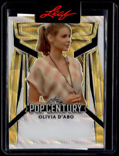 2023 Leaf Pop Century Wave Yellow Olivia D'Abo Proof 1/1 picture