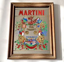 Martini Vino Vermouth Martini, Sol A & C Torino Authentic Pub Mirror advertising picture