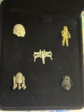 Vtg 1988 Star Wars 5 Piece Pin Set Collector’s Edition Disney Lucas Films picture
