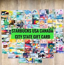 STARBUCKS US/CANADA HTF Rare Limited Edition City Card NEW Choose One or More picture