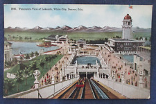 ca1910 Denver Colorado White City Lakeside Amusement Park Postcard picture