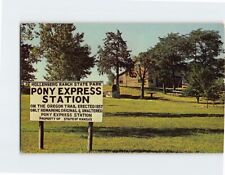 Postcard Hollenberg Ranch State Park Pony Express Station Kansas USA picture