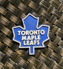 VINTAGE NHL HOCKEY TORONTO MAPLE LEAFS TEAM LOGO COLLECTIBLE RUBBER MAGNET * picture