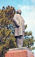 Statue Of Mark Twain Hannibal Missouri Riverview Park Vintage Chrome Post Card picture