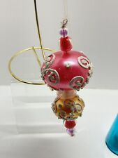 Candy Finial Glass Ornament Pink Sweets Christmas Tree Decor picture