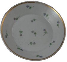 Antique 18thC Ilmenau Porcelain Floral Saucer Dish Porzellan Untertasse German picture