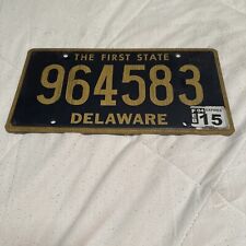 Delaware License Plate 2015 picture