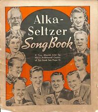 1937 Alka-Seltzer Song Book  Advertising Vintage picture