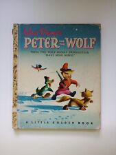 Vintage Antique A Little Golden Book Walt Disney’s Peter And The Wolf 1947  picture