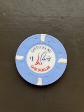 THE PARIS PARIS CASINO $1 POKER CHIP FROM LAS VEGAS, NEVADA WITH  picture