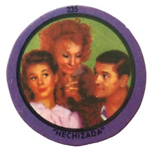 Vintage 1968 Figuritas Gauchitas Argentina Bewitched Disc Card TV Show #235 picture