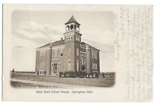 Lexington, NE Nebraska 1907 Postcard, West Ward School picture