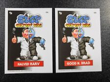 Batman Harvey Dent Two-Face Slop Culture Kids 2 Card Set Garbage Pail Kids Spoof picture