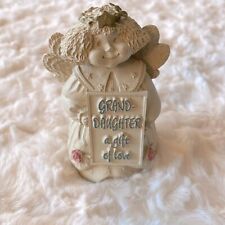 Vintage  80's Angel Cherub, Abbey Press Grand Daughter A Gift of Love  picture