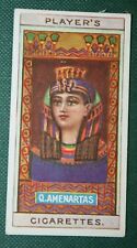 EGYPTIAN QUEEN AMENARTUS  25th Dynasty   Vintage 1911 Card  AD09 picture