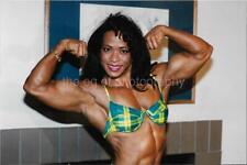 Pretty Muscle Girl FOUND PHOTOGRAPH Color BECKY RAMPEY Bodybuilder 21 42 R picture
