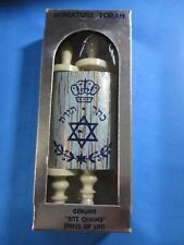 Jewish mini Miniature Torah Scroll replica with box 