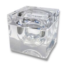 Vintage MCM Alessandro Albrizzi Swivel Lucite Acrylic Clear Ice Bucket 1970s... picture