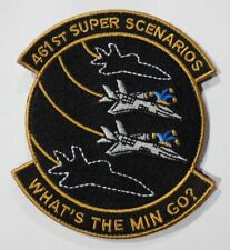 F-35 461st FLIGHT SQUADRON DEADLY JESTERS SUPER SCENARIOS FLT PATCH AWESOME picture