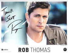 ROB THOMAS HAND SIGNED 8x10 COLOR PHOTO+COA       MATCHBOX TWENTY       TO SCOTT picture
