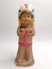 Chalkware Native American Indian Chief Carnival Prize Figurine picture