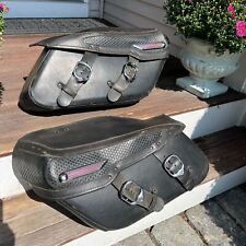 Two Harley Davidson Road King Classic OEM Motorcycle Saddlebags Preowned picture