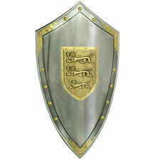 Medieval Larp Warrior Steel Shield King Richard the Lionheart Shield Christmas. picture