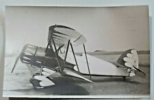 Vintage Photograph Bi Wing Airplane c1940's? by Hank Clark Airplane Photo's 8441 picture