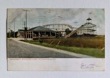 Amusement Park Postcard 1907 Riverside Park Roller Coaster Indianapolis Indiana picture
