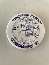 RARE Vintage Harold Washington 1987 Gamesmanship Pinback Pin First Black Mayor picture
