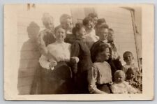 Lovely Group of Women RPPC Albrechs Ladies Aid Darling Children Postcard C29 picture