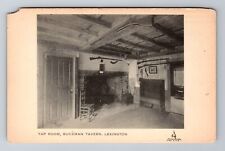 Lexington MA-Massachusetts, Tap Room, Buckman Tavern, Vintage Souvenir Postcard picture