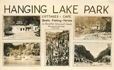 Postcard RPPC Colorado Glenwood Springs Hanging Lake Park Multi View 23-4153 picture