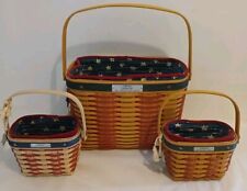 Longaberger  2001 Whistle-Stop/2001 Inaugural Basket/2001 Hostess Appr Basket picture
