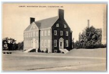 c1950's Library Washington College Building Chestertown Maryland MD Postcard picture