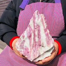 4.2LB Natural Pink Tourmaline Crystal Rough Rare Mineral Specimens healing picture