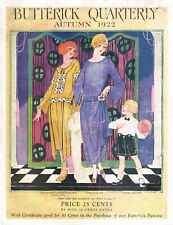 1920s Butterick Fall 1922 Quarterly Sewing Pattern Catalog 85 pg E-book on CD picture