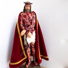 Realistic Scourged Christ Statue For Meditation, Ecce Homo, 16.17 in picture