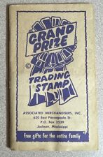FULL Grand Prize Trading Stamp Associated Merchandisers Jackson MS Mississippi picture