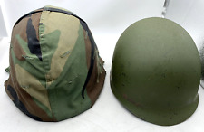 Vietnam Era M1 Ground Combat Helmet with Liner 1968 & Mitchell Cover picture