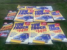 Sunoco Large Store Display Tow Truck Plastic signs and banner Lot picture