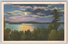 Postcard Moonlight Scenes Curt Teich picture